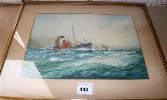 William Minshall Birchall (1884-1941) North Sea Fishers(-)